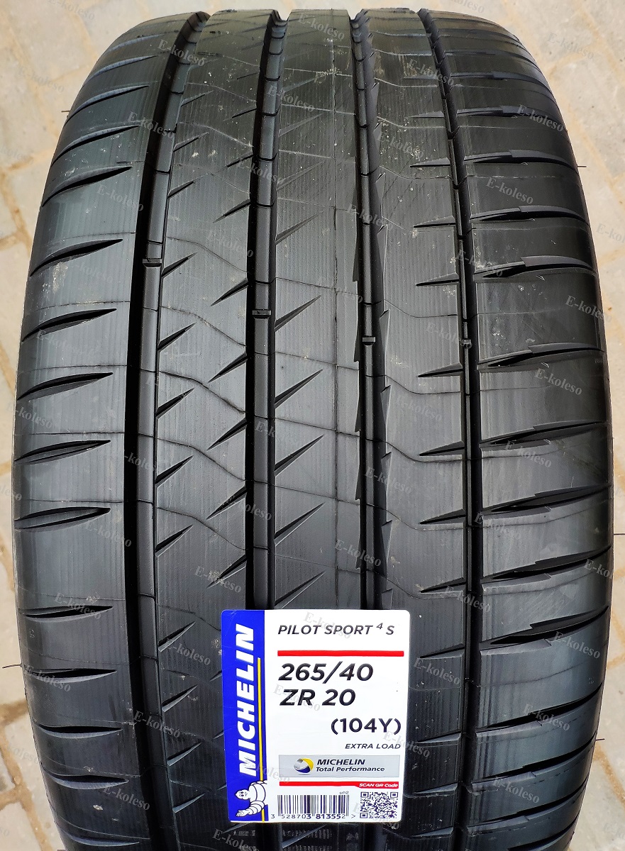 Автомобильные шины Michelin Pilot Sport 4 S 265/40 R20 104Y