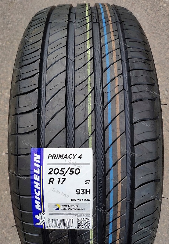 Автомобильные шины Michelin Primacy 4 205/50 R17 93H