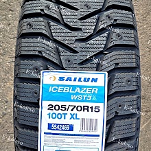 Автомобильные шины Sailun Ice Blazer WST3 205/70 R15 100T