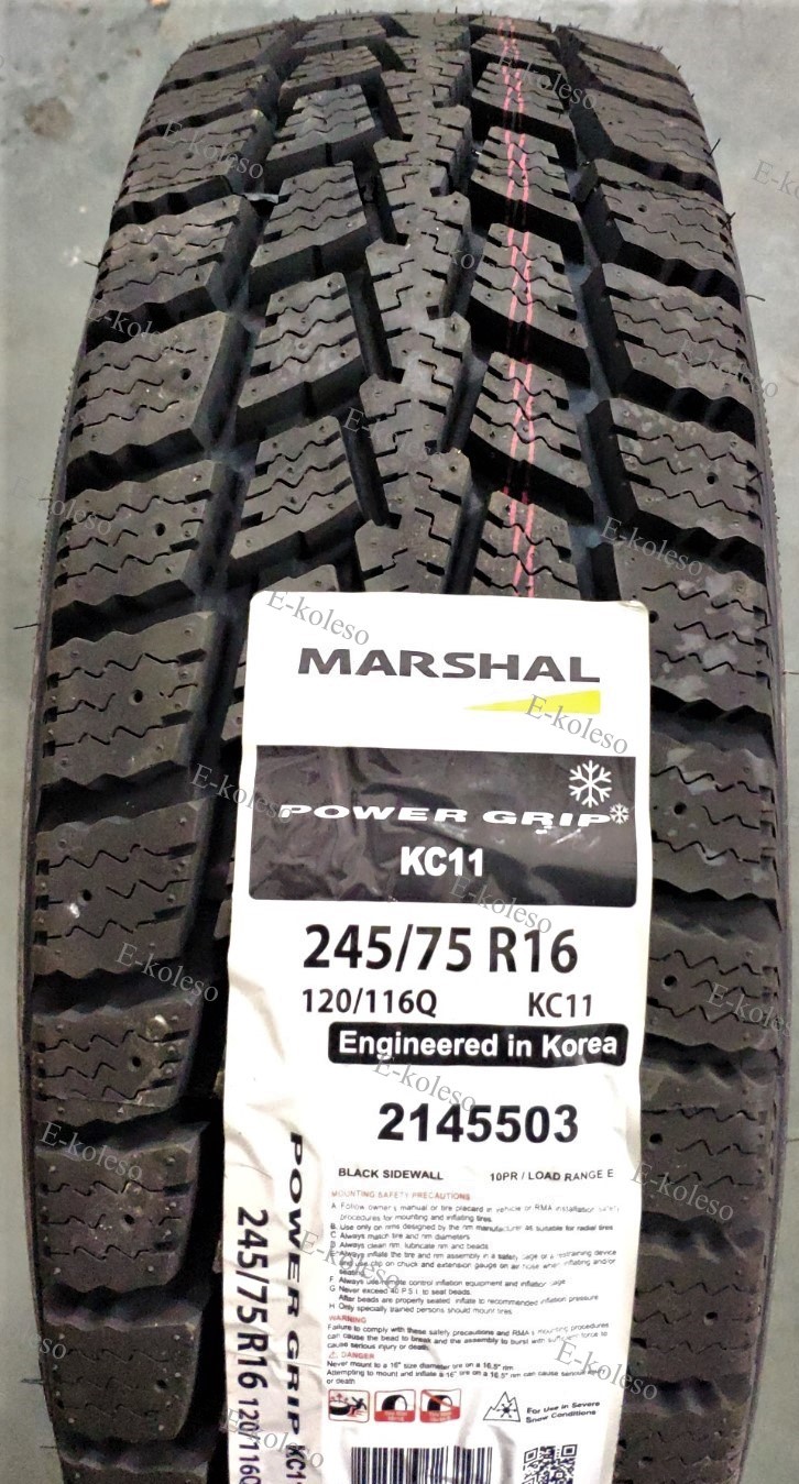Автомобильные шины Marshal Power Grip Kc11 245/75 R16C 120/116Q