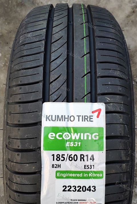 Автомобильные шины Kumho Ecowing ES31 185/60 R14 82H