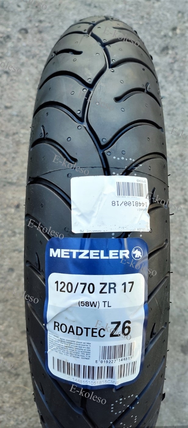 Мотошины Metzeler Roadtec Z6 120/70 R17 