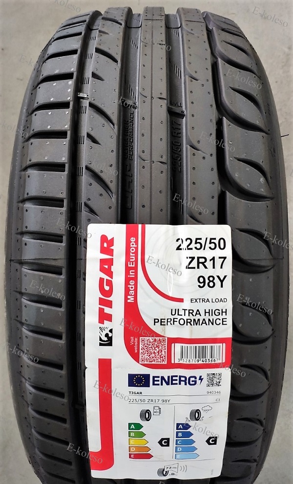 Автомобильные шины Tigar Ultra High Performance 225/50 R17 98Y