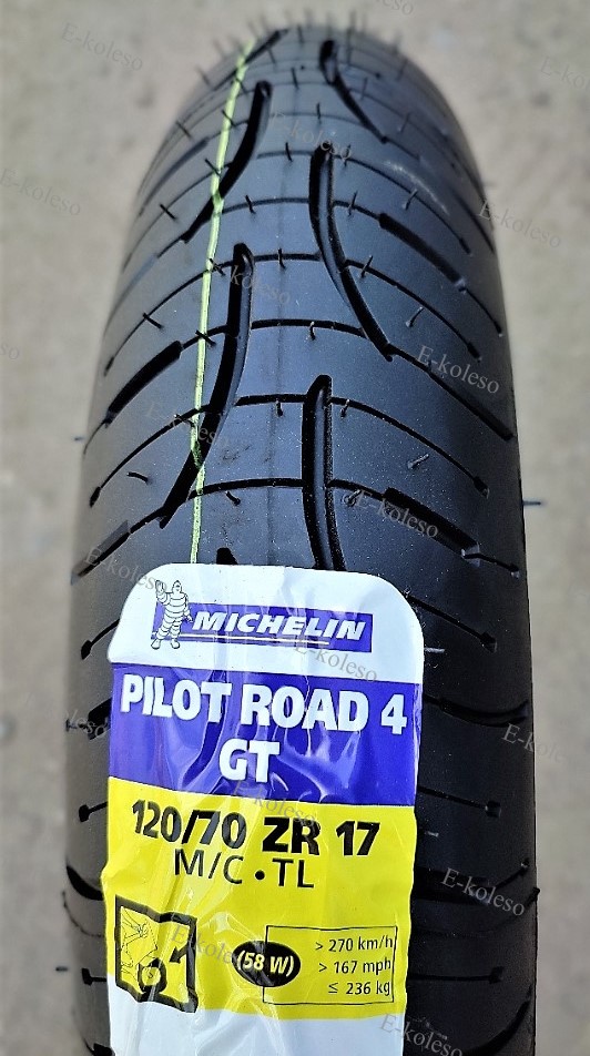 Мотошины Michelin Pilot Road 4 Gt 170/60 R17 72W
