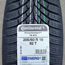 Автомобильные шины Continental WinterContact TS 870 205/60 R16 92T