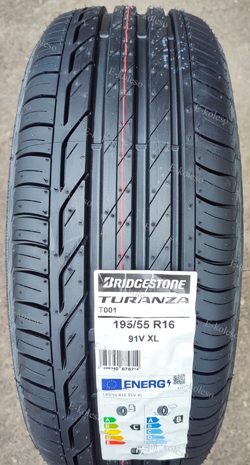 Автомобильные шины Bridgestone Turanza T001 195/55 R16 91V