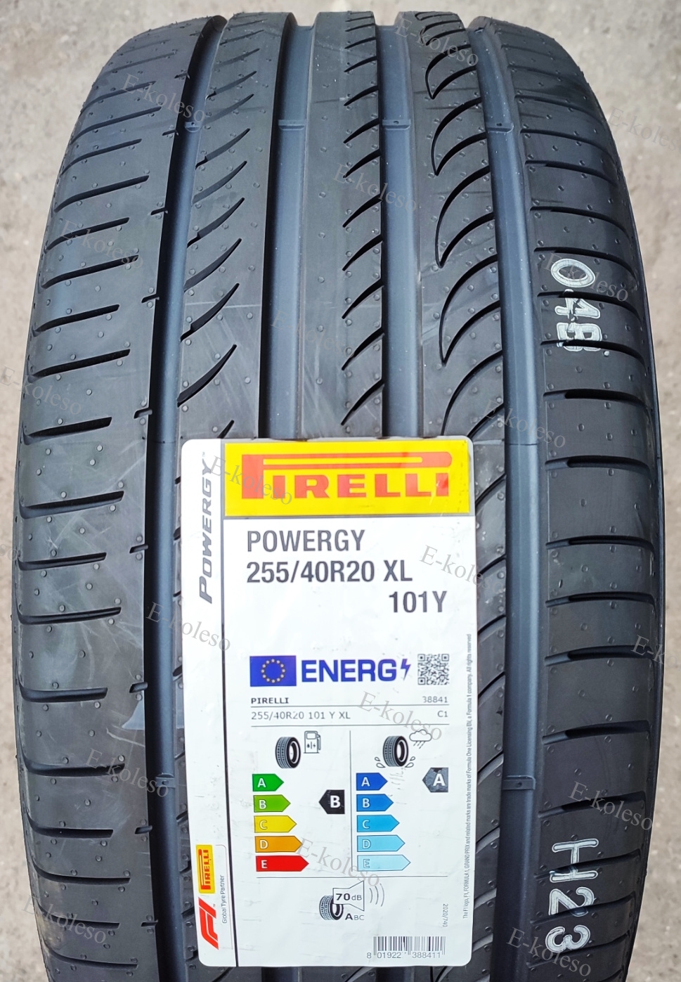 Автомобильные шины Pirelli POWERGY 255/40 R20 101Y