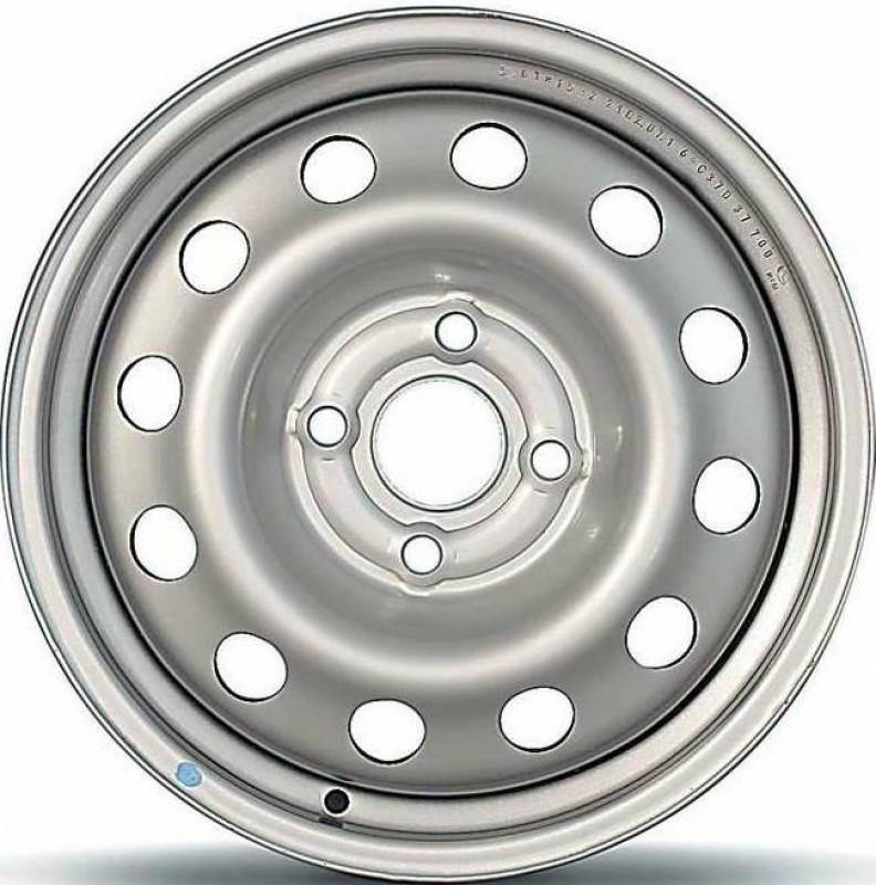 Стальные диски Trebl 64C18F Silver 6.0J/15 4x108 ET18.0 D65.1