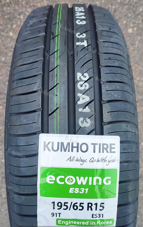 Автомобильные шины Kumho Ecowing ES31 195/65 R15 91T