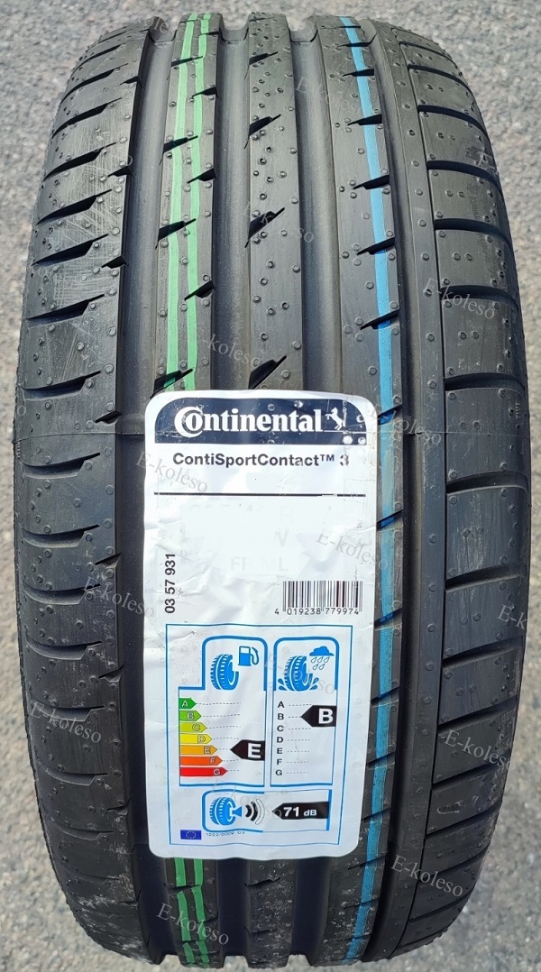 Автомобильные шины Continental ContiSportContact 3 235/45 R17 97W
