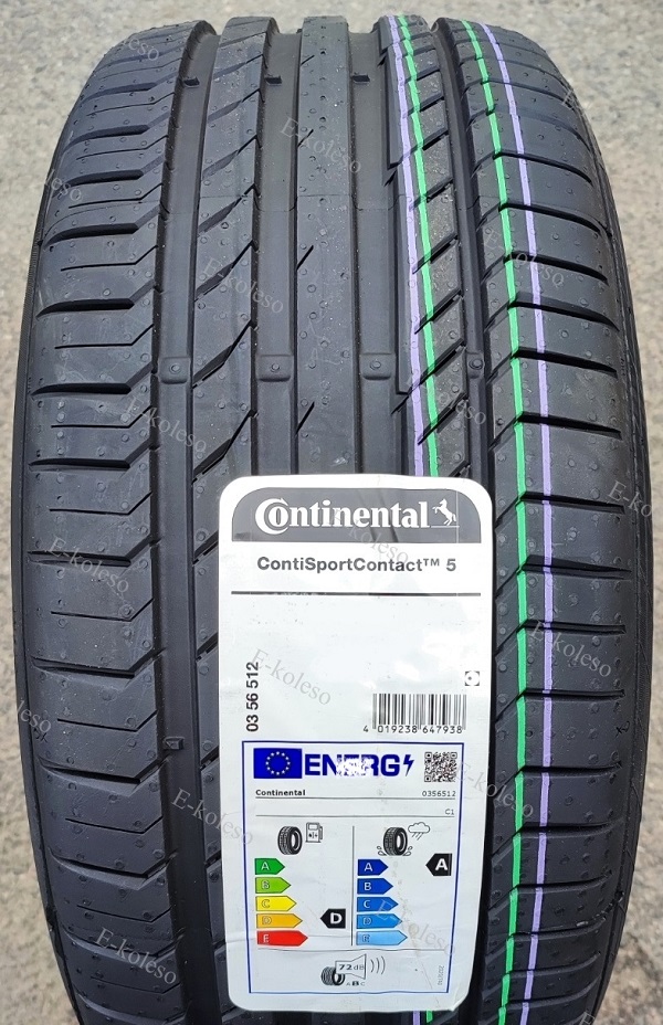 Автомобильные шины Continental Contisportcontact 5 225/45 R19 96W