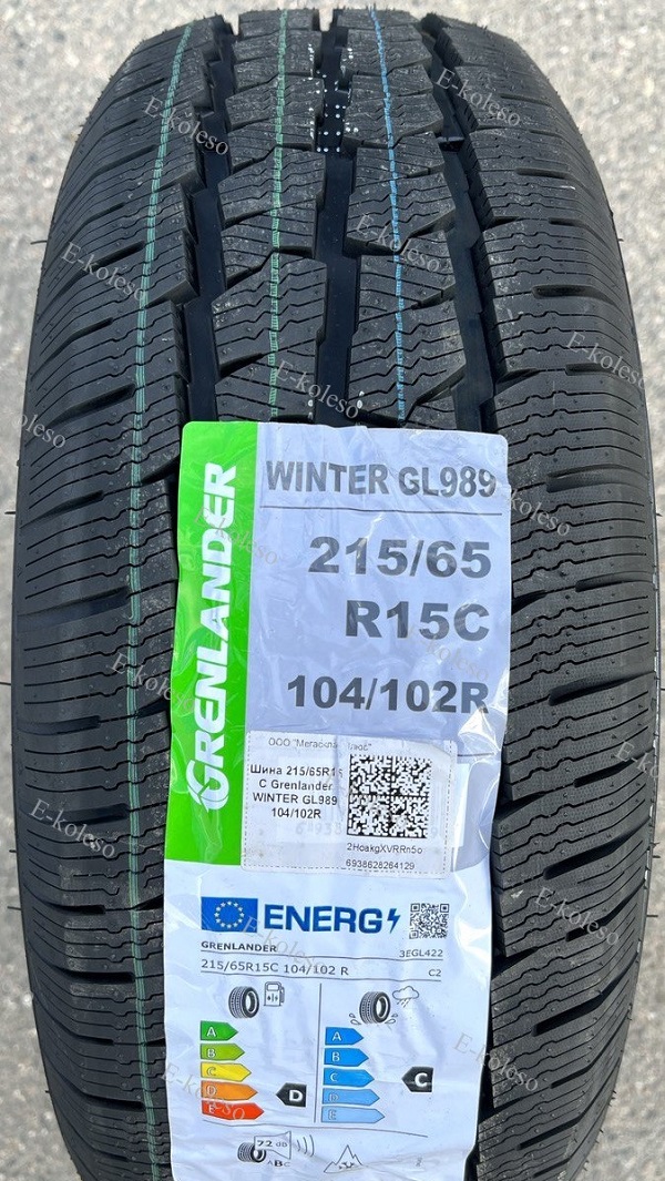 Автомобильные шины Grenlander Winter GL989 215/65 R15C 104/102R