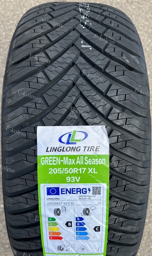 Автомобильные шины Linglong GREEN-MAX ALL SEASON 205/50 R17 93V