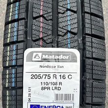 Автомобильные шины Matador Nordicca Van 205/75 R16C 110/108R