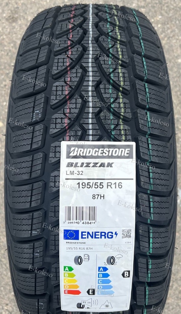 Автомобильные шины Bridgestone Blizzak Lm-32 195/55 R16 87H