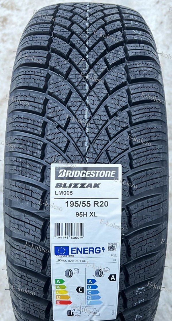 Автомобильные шины Bridgestone Blizzak LM005 195/55 R20 95H