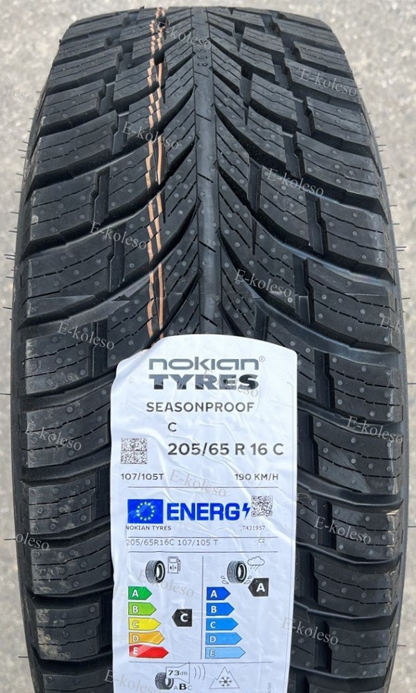 Автомобильные шины Nokian Tyres Seasonproof C 205/65 R16C 107/105T