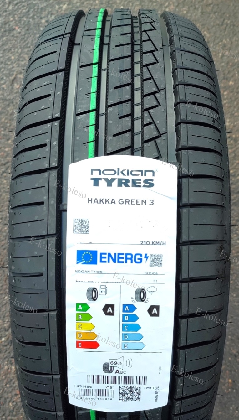 Автомобильные шины Nokian Tyres Hakka Green 3 195/55 R15 89V