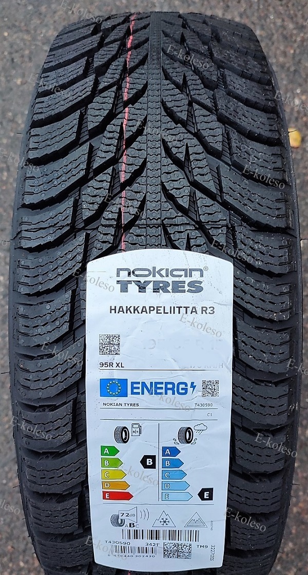 Автомобильные шины Nokian Tyres Hakkapeliitta R3 205/55 R16 94R