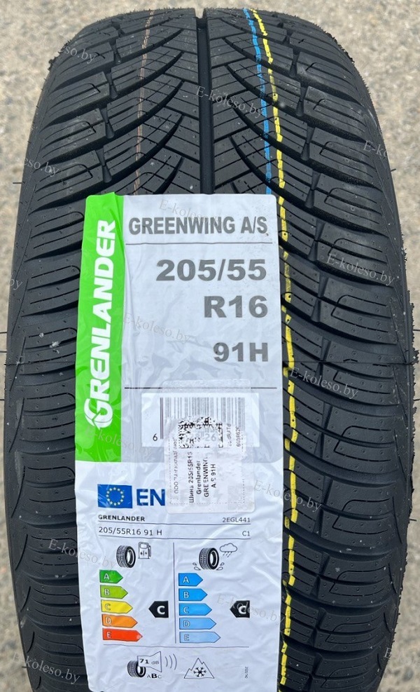 Автомобильные шины Grenlander Greenwing A/S 205/55 R16 91H