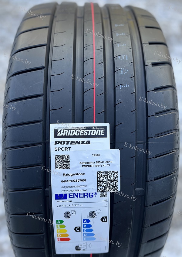 Автомобильные шины Bridgestone Potenza Sport 255/40 R18 99Y