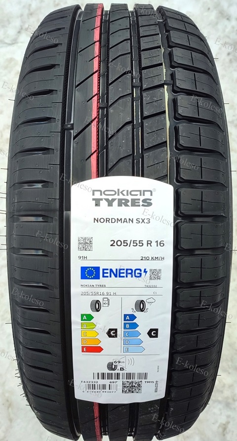 Автомобильные шины Nokian Tyres Nordman SX3 205/55 R16 91H