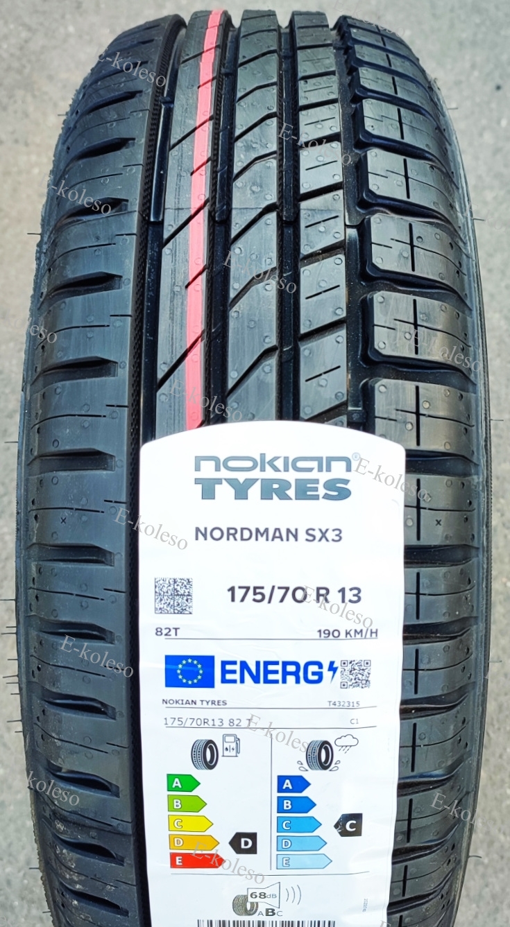 Автомобильные шины Nokian Tyres Nordman SX3 175/70 R13 82T