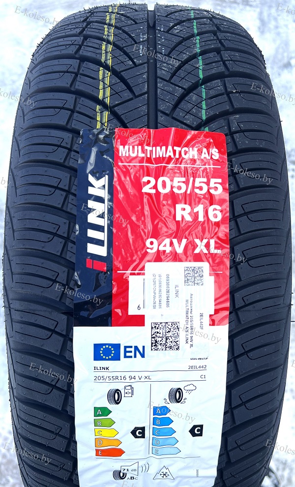 Автомобильные шины iLINK MULTIMATCH A/S 205/55 R16 94V