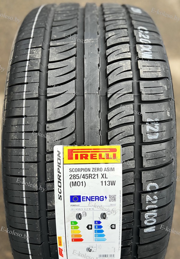 Автомобильные шины Pirelli Scorpion Zero Asimmetrico 285/45 R21 113W