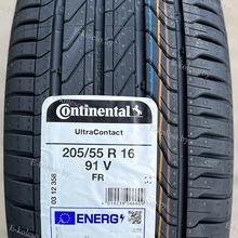 Автомобильные шины Continental UltraContact 205/55 R16 91W