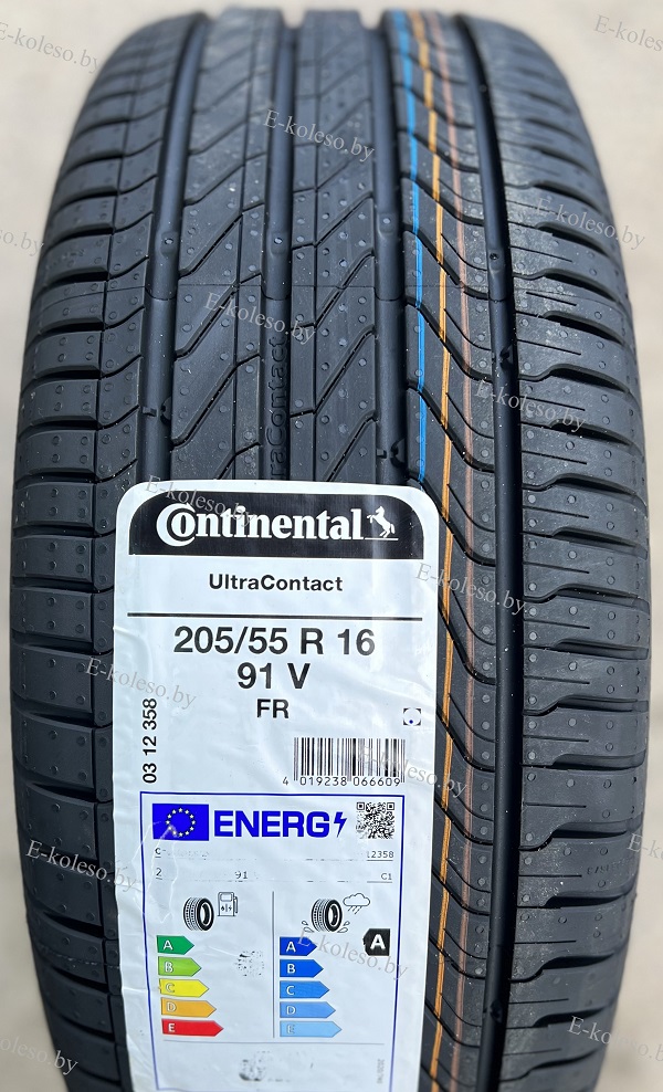 Continental UltraContact 205/55 R16 91V EVc