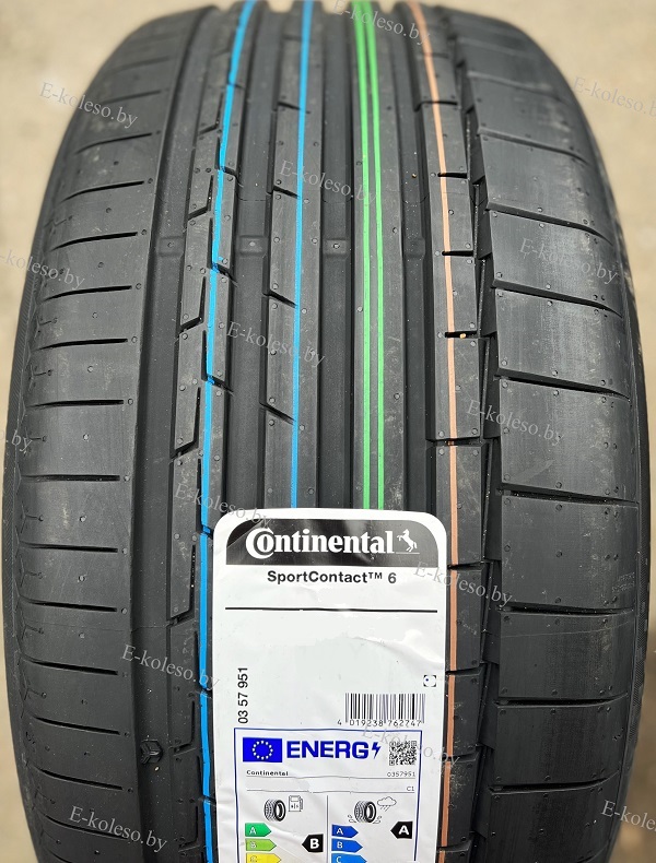 Автомобильные шины Continental ContiSportContact 6 ContiSilent 285/40 R22 110Y