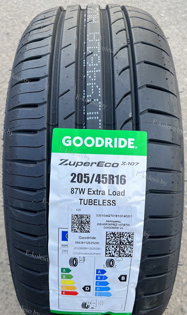 Автомобильные шины Goodride Z-107 205/45 R16 87W