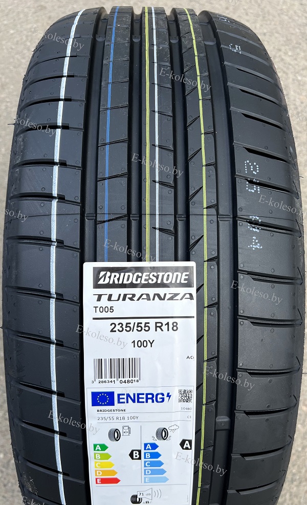 Автомобильные шины Bridgestone Turanza T005 235/55 R18 100Y