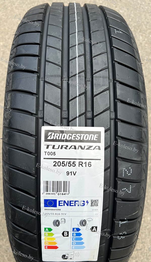 Автомобильные шины Bridgestone Turanza T005 205/55 R16 91V