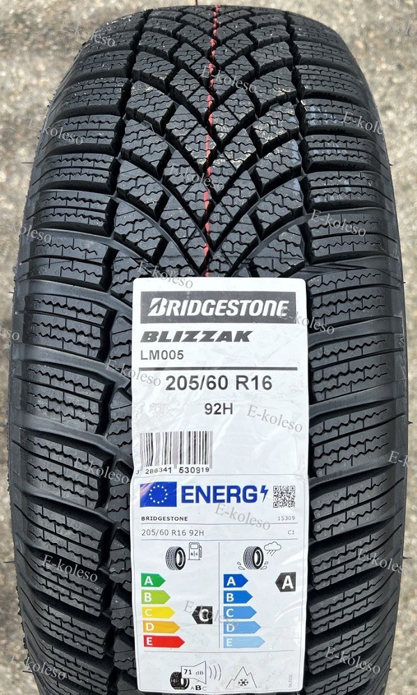 Автомобильные шины Bridgestone Blizzak LM005 205/60 R16 92H