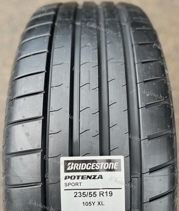 Автомобильные шины Bridgestone Potenza Sport 235/55 R19 105Y