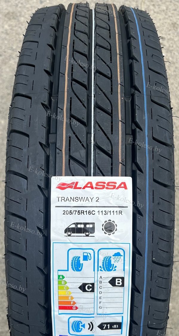Автомобильные шины Lassa Transway 2 205/75 R16C 113/111R