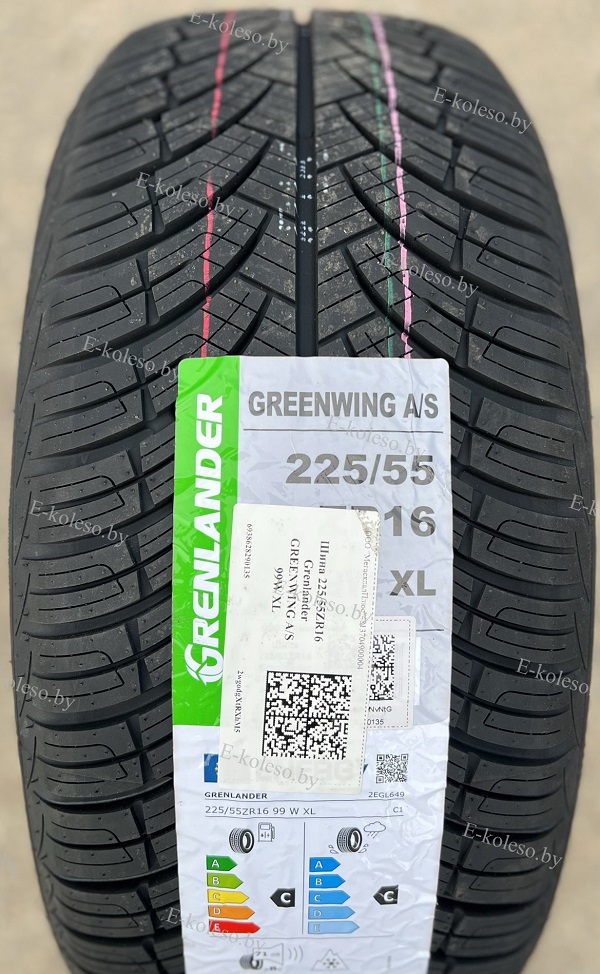 Автомобильные шины Grenlander Greenwing A/S 225/55 R16 99W