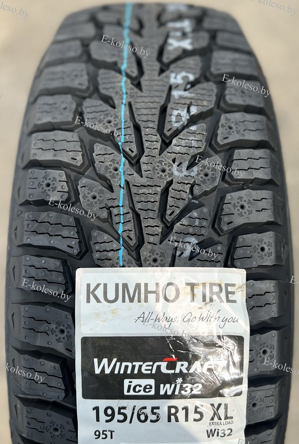Автомобильные шины Kumho WinterCraft ice WI32 195/65 R15 95T