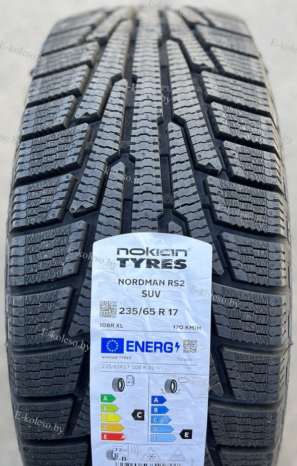 Автомобильные шины Nokian Tyres Nordman RS2 SUV 235/65 R17 108R