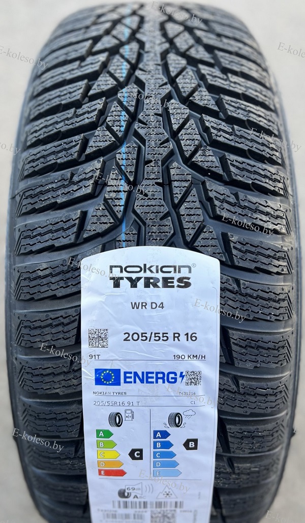 Автомобильные шины Nokian Tyres WR D4 205/55 R16 91T