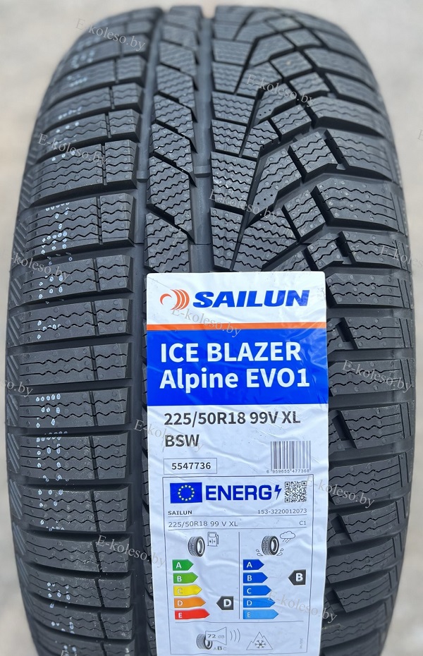 Автомобильные шины Sailun Ice Blazer Alpine Evo 225/50 R18 99V