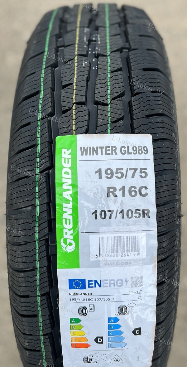 Автомобильные шины Grenlander Winter GL989 195/75 R16C 107/105R