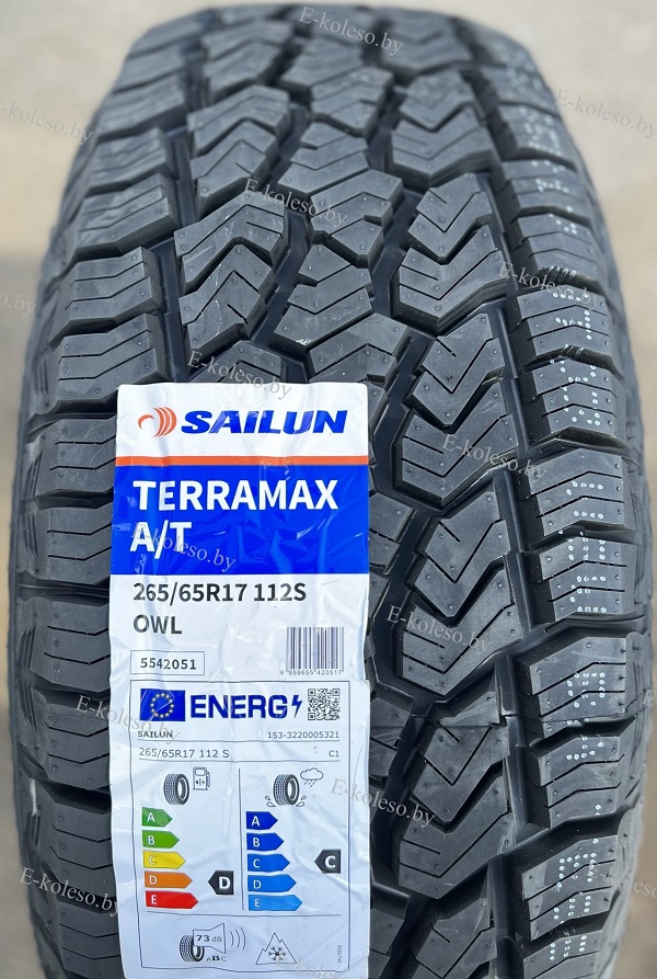 Автомобильные шины Sailun Terramax A/T 265/65 R17 112S