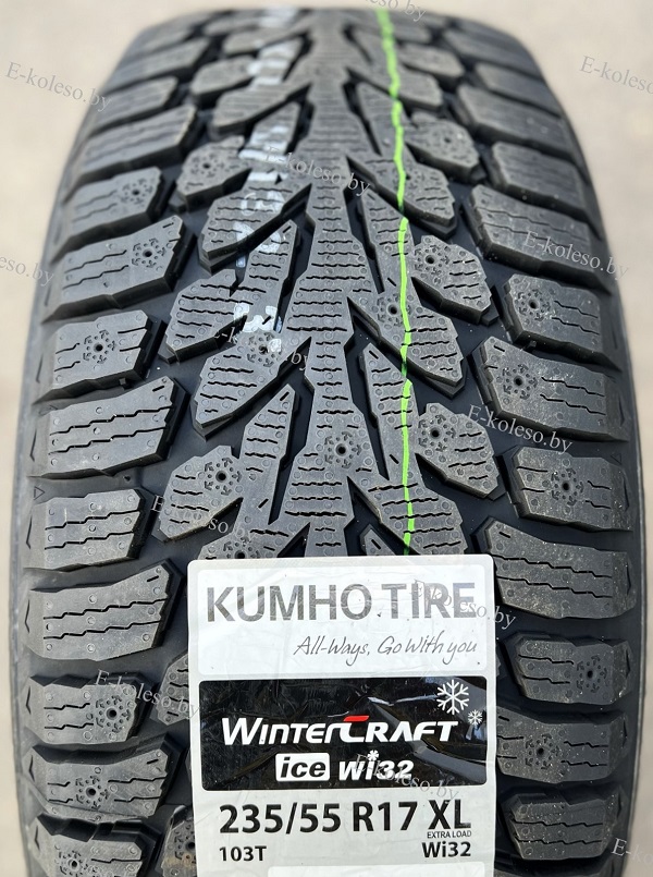 Автомобильные шины Kumho WinterCraft ice WI32 235/55 R17 103T