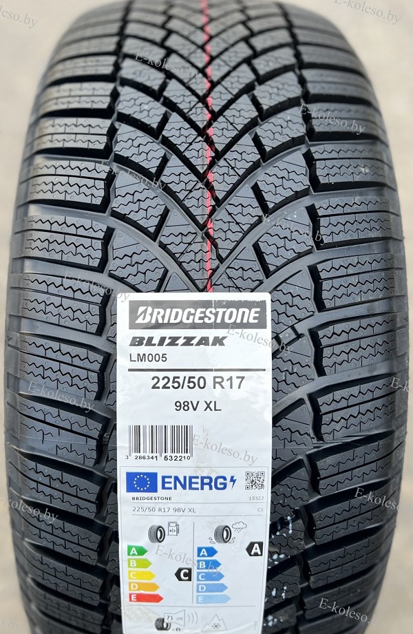 Автомобильные шины Bridgestone Blizzak LM005 225/50 R17 98V