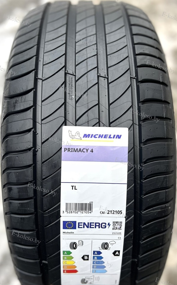 Автомобильные шины Michelin PRIMACY 4+ 225/50 R18 99W