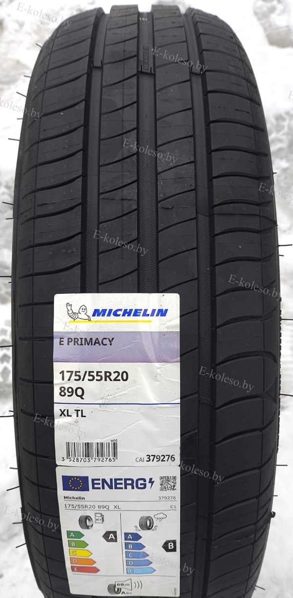 Автомобильные шины Michelin e.Primacy 175/55 R20 89Q