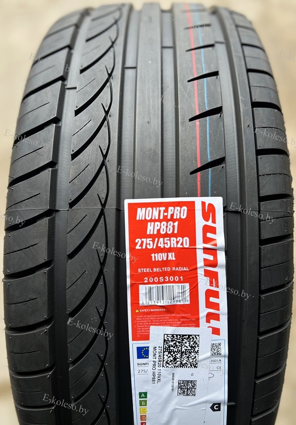 Автомобильные шины SunFull Mont-Pro HP881 275/45 R20 110V